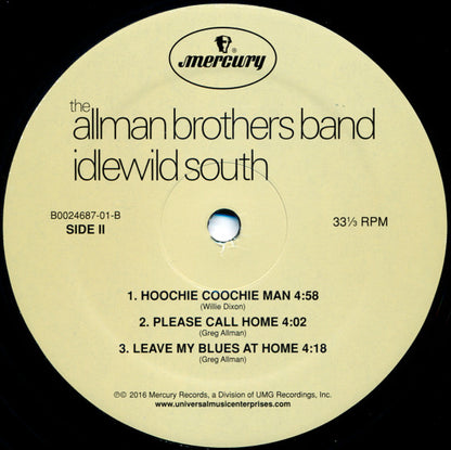 Allman Brothers Band* : Idlewild South (LP, Album, RE, RM, 180)