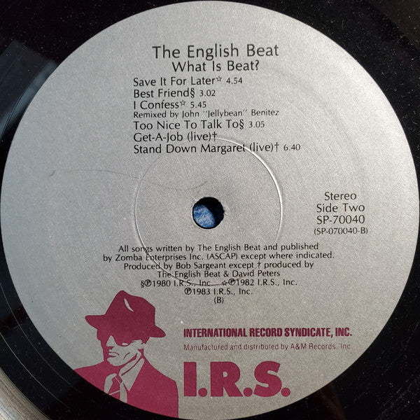 The English Beat* : What Is Beat? (LP, Comp, Ele)
