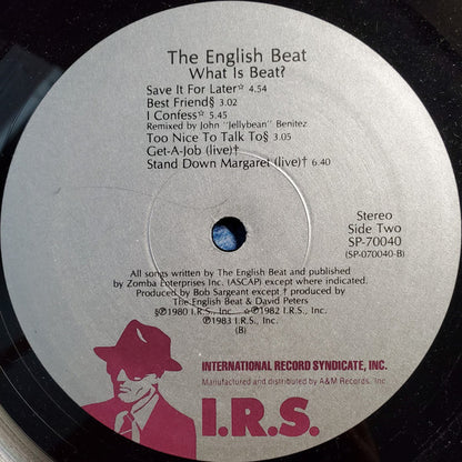 The English Beat* : What Is Beat? (LP, Comp, Ele)