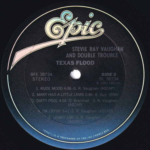 Stevie Ray Vaughan And Double Trouble* : Texas Flood (LP, Album, Pit)