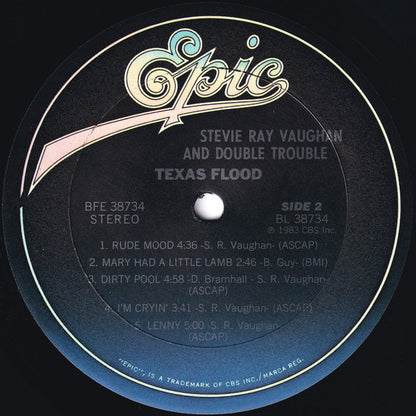 Stevie Ray Vaughan And Double Trouble* : Texas Flood (LP, Album, Pit)
