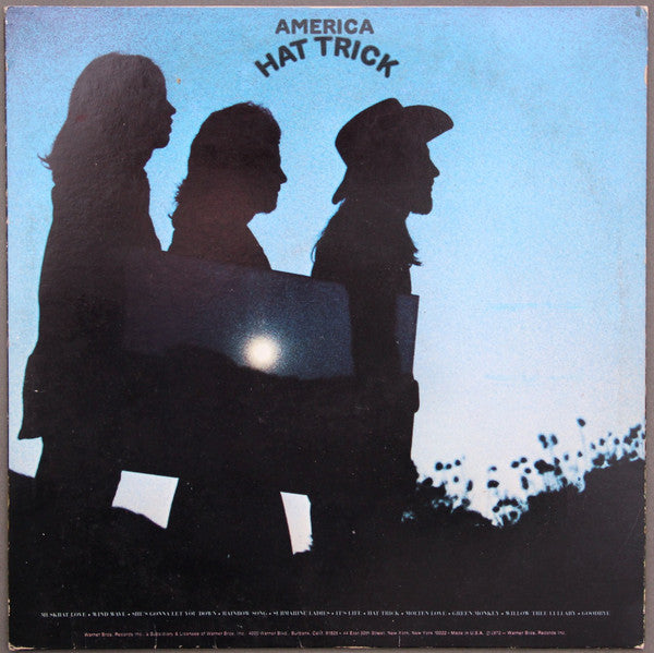 America (2) : Hat Trick (LP, Album, Pit)