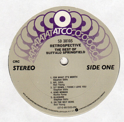 Buffalo Springfield : Retrospective - The Best Of Buffalo Springfield (LP, Comp, Club, RE, Car)