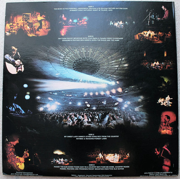 John Denver : An Evening With John Denver (2xLP, Album, RE, Ind)