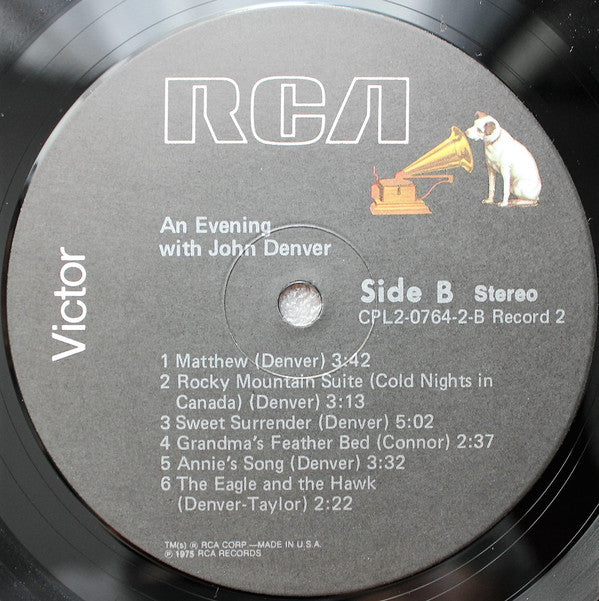 John Denver : An Evening With John Denver (2xLP, Album, RE, Ind)