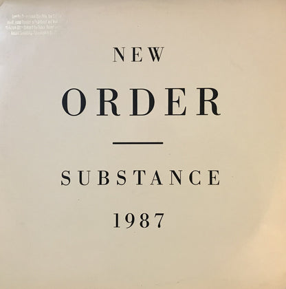 New Order : Substance (2xLP, Comp, All)