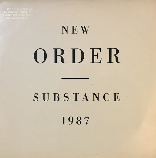 New Order : Substance (2xLP, Comp, All)
