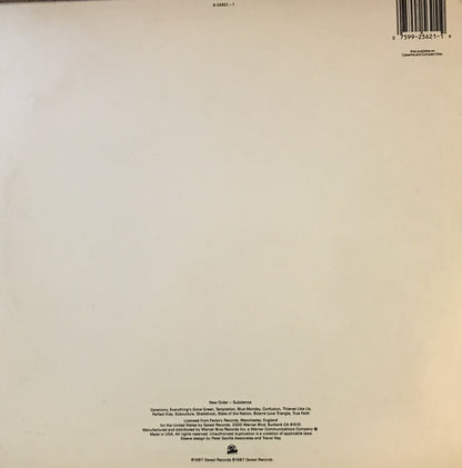 New Order : Substance (2xLP, Comp, All)