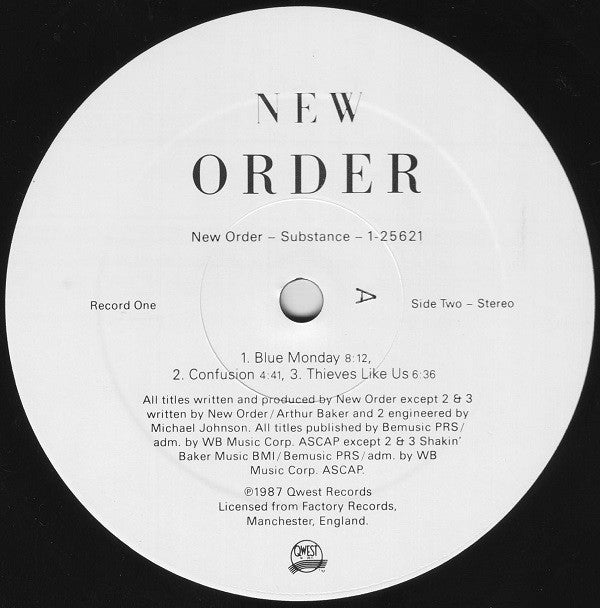 New Order : Substance (2xLP, Comp, All)