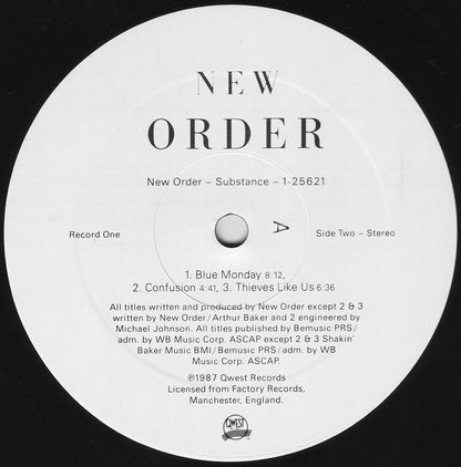 New Order : Substance (2xLP, Comp, All)