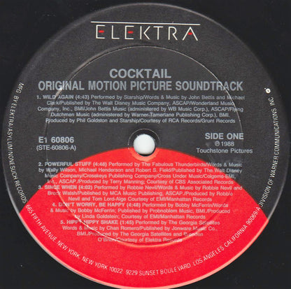 Various : Cocktail - Original Motion Picture Soundtrack (LP, Album, Club, Car)