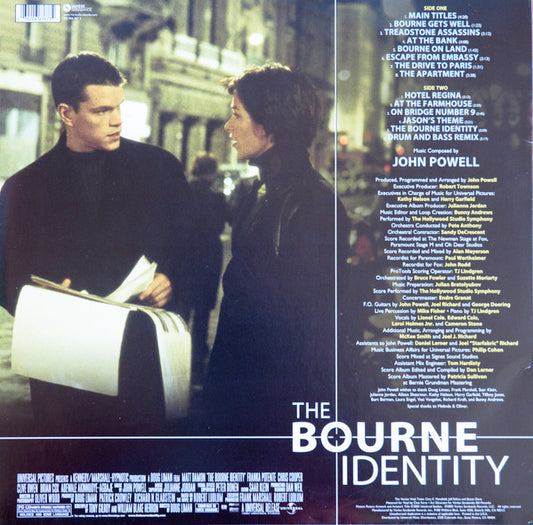 John Powell : The Bourne Identity (Original Motion Picture Soundtrack) (LP, Ltd, Mil)