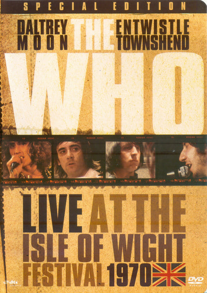 The Who : Live At The Isle Of Wight Festival 1970 (DVD-V, RE, S/Edition, Multichannel, NTSC)