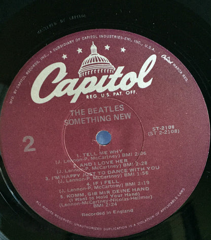 The Beatles : Something New (LP, Album, RE, Win)
