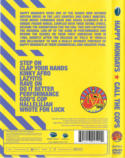 Happy Mondays : Call The Cops (DVD-V, NTSC)