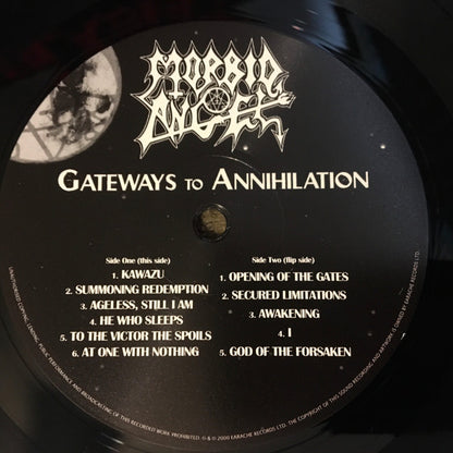 Morbid Angel : Gateways To Annihilation (LP, Album, RE)