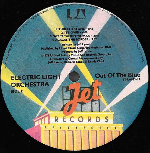 Electric Light Orchestra : Out Of The Blue (2xLP, Album, Ter)