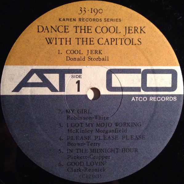 The Capitols : Dance The Cool Jerk With The Capitols (LP, Album, Mono, Pre)