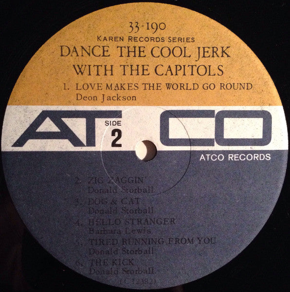 The Capitols : Dance The Cool Jerk With The Capitols (LP, Album, Mono, Pre)