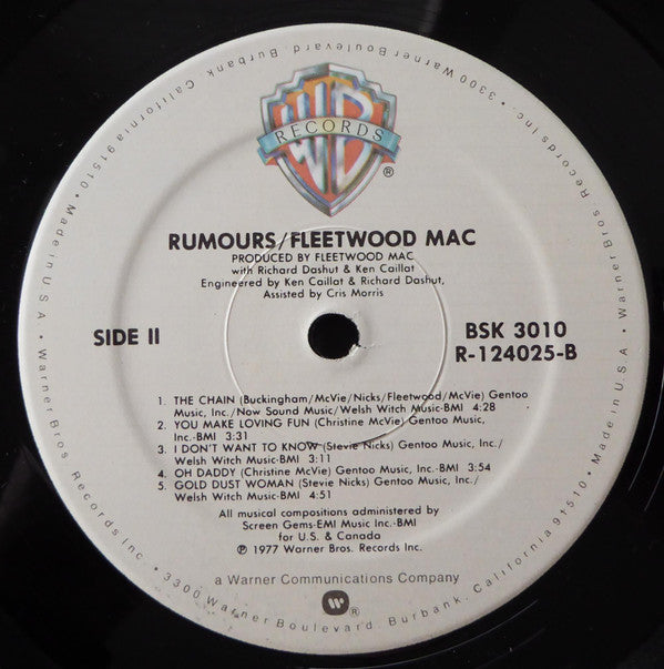 Fleetwood Mac : Rumours (LP, Album, Club, RE, Tex)