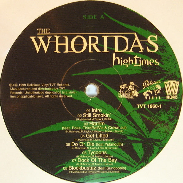The Whoridas : High Times (LP, Album)