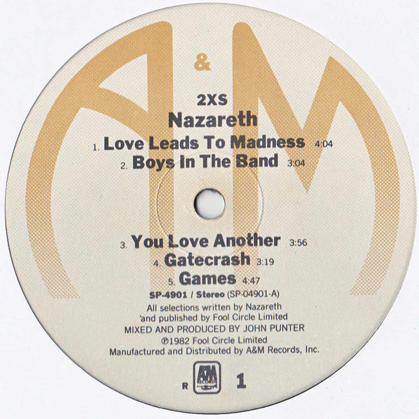 Nazareth (2) : 2XS (LP, Album, R -)