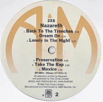Nazareth (2) : 2XS (LP, Album, R -)