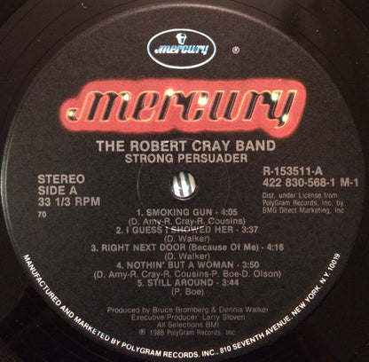 Robert Cray : Strong Persuader (LP, Album, Club, Ind)