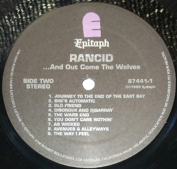 Rancid : ...And Out Come The Wolves (LP, Album, RE)