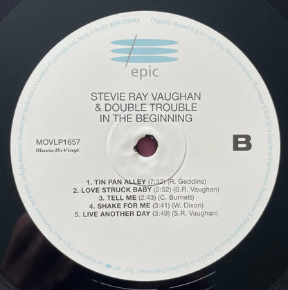 Stevie Ray Vaughan And Double Trouble* : In The Beginning (LP, Album, RE, 180)