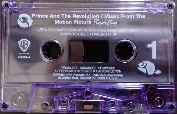 Prince And The Revolution : Purple Rain (Cass, Album, RE, Pur)