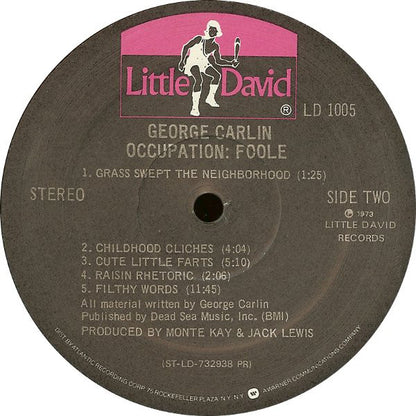 George Carlin : Occupation: Foole (LP, Album, PR )