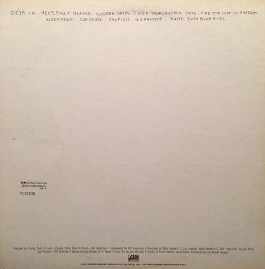 Crosby, Stills, Nash & Young : So Far (LP, Comp, Club, RCA)