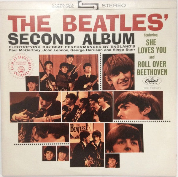 The Beatles : The Beatles' Second Album (LP, Album, RE, Pur)