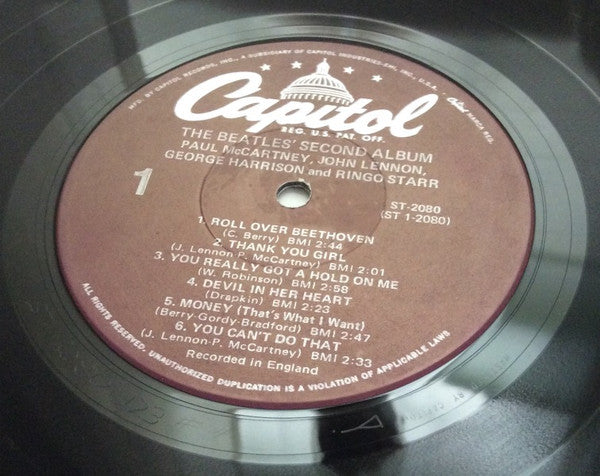 The Beatles : The Beatles' Second Album (LP, Album, RE, Pur)