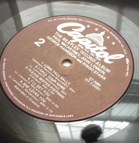 The Beatles : The Beatles' Second Album (LP, Album, RE, Pur)