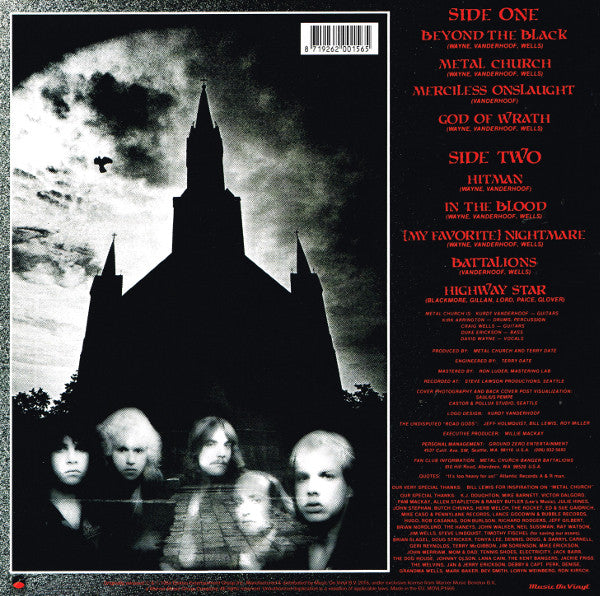 Metal Church : Metal Church (LP, Album, RE)