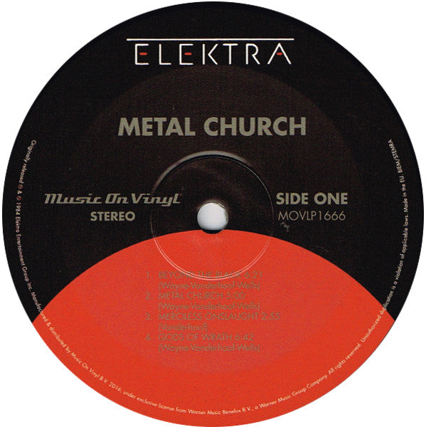 Metal Church : Metal Church (LP, Album, RE)