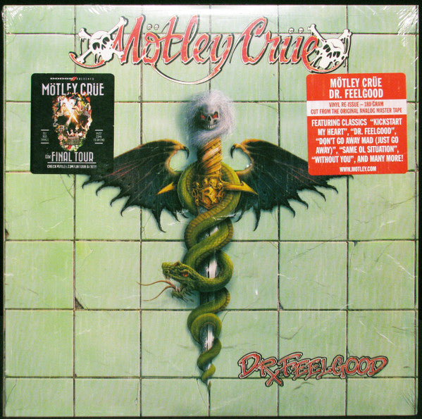 Mötley Crüe : Dr. Feelgood (LP, Album, RE, RM, 180)
