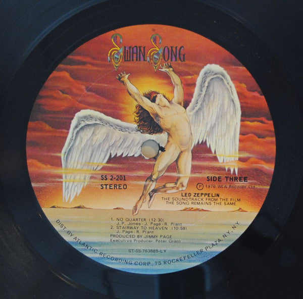 Led Zeppelin : The Soundtrack From The Film The Song Remains The Same (2xLP, Album, LY,)