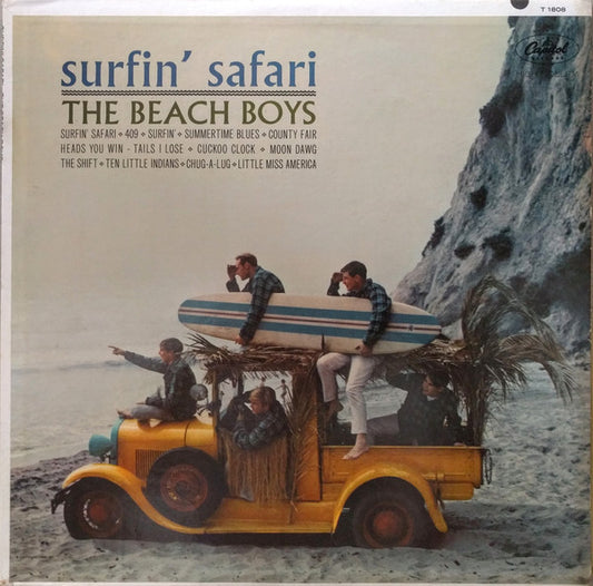 The Beach Boys : Surfin' Safari (LP, Album, Mono, RP, Scr)