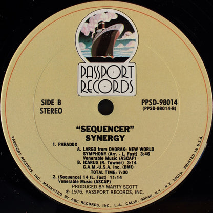 Synergy (3) : Sequencer (LP, Album, Pit)
