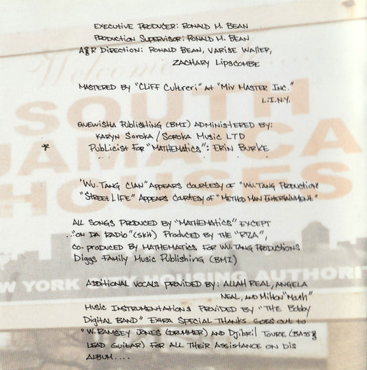 Mathematics* : Love Hell Or Right (Da Come Up) (CD, Album)