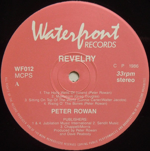 Peter Rowan, Tex Logan, Greg Douglass : Revelry (LP, Album, RP)