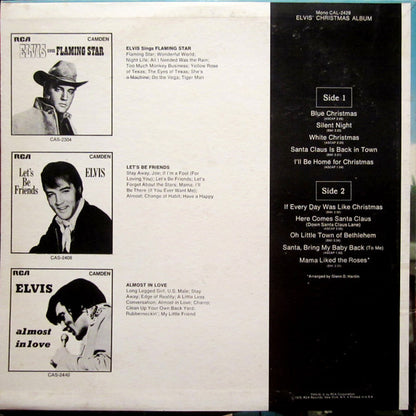 Elvis Presley : Elvis' Christmas Album (LP, Album, Mono, Roc)