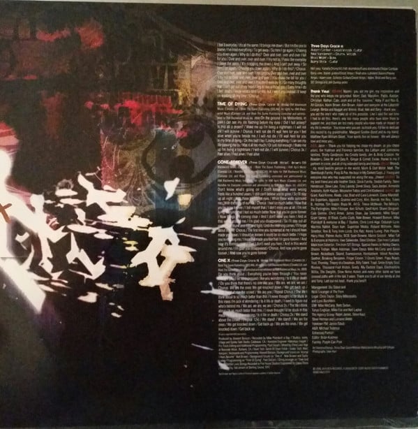 Three Days Grace : One-X (LP, Album, RE, 140)