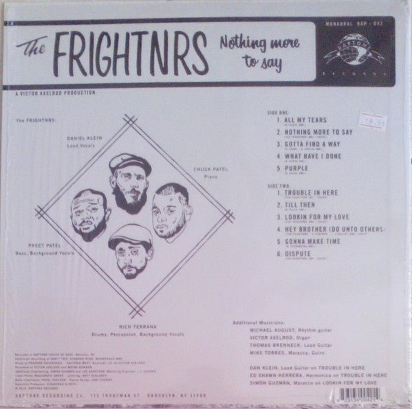The Frightnrs : Nothing More To Say (LP, Album, Mono)