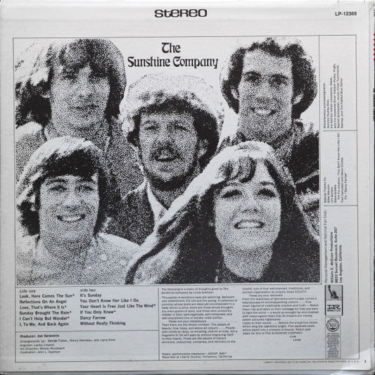 The Sunshine Company : The Sunshine Company (LP, Album, RCA)