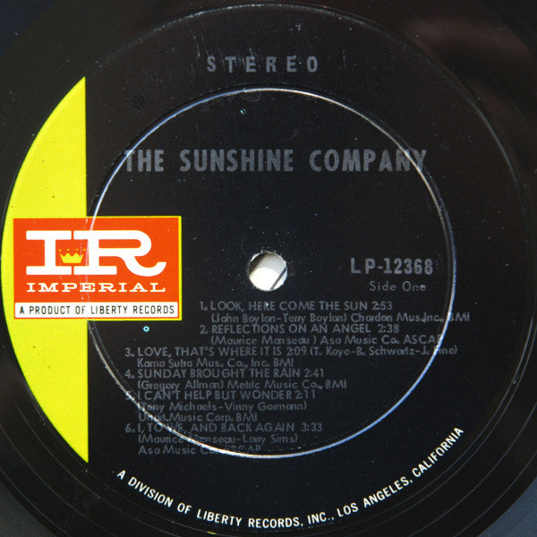 The Sunshine Company : The Sunshine Company (LP, Album, RCA)