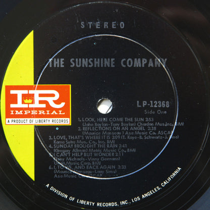 The Sunshine Company : The Sunshine Company (LP, Album, RCA)